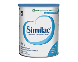 SIMILAC Plus faible en fer...