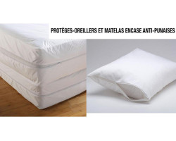 Protège-oreiller "encase" anti-punaises