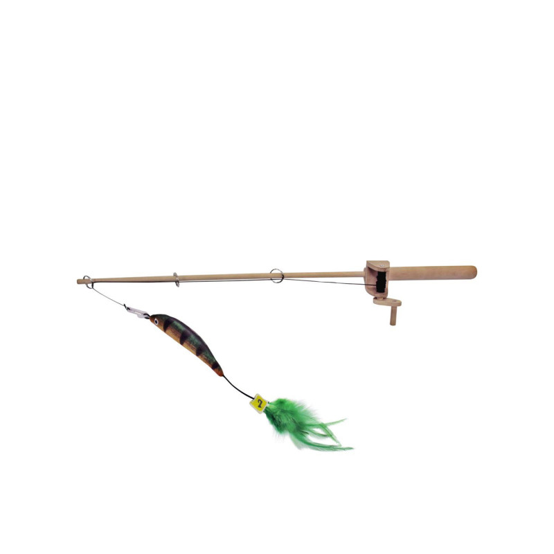 Fishing rod toy for cats