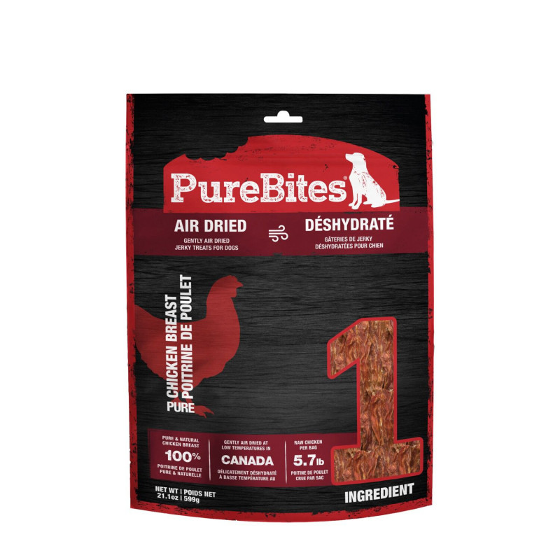 PureBites Jerky de poulet pour chien, 599 g