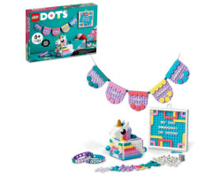 LEGO DOTS Ensemble créatif familial Licorne 41962 Ensemble de création artisanale (707 pièces) - Notre exclusivité