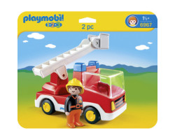 Playmobil - Camion de pompiers avec échelle pivotante