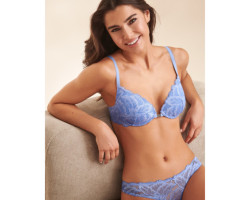 Soutien-gorge doublure légère fermeture avant demi-buste