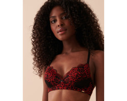 Soutien-gorge doublure légère en dentelle deux-tons