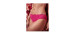 Culotte bikini microfibre et dentelle dos lisse