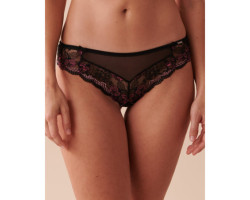 Culotte cheeky dentelle et résille