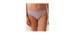 Culotte bikini microfibre et dentelle dos lisse