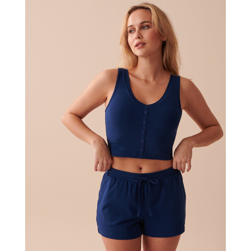 Camisole courte unie