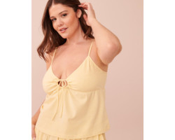 Camisole bretelles minces en coton