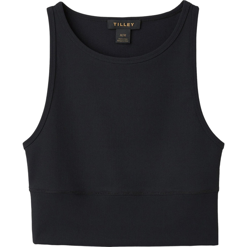 Tilley Camisole écourté côtelé ajusté - Femme