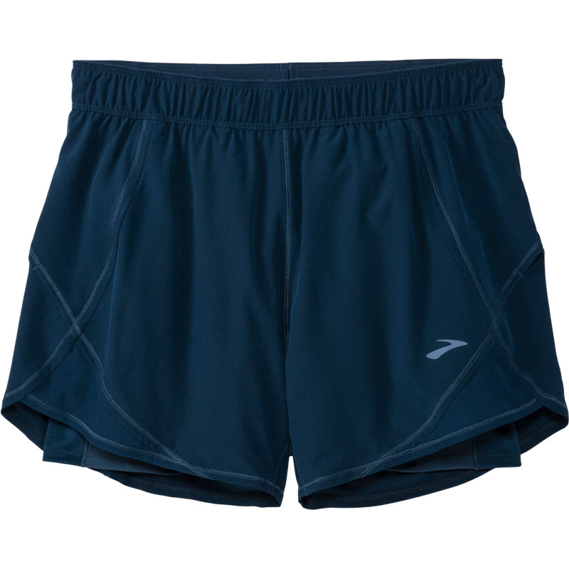 Brooks Short 5 pouces 2 en 1 Chaser - Femme