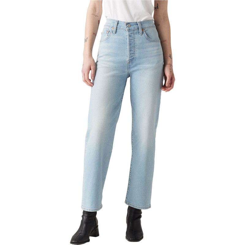 Levi's Jean à la cheville coupe droite Ribcage - Femme