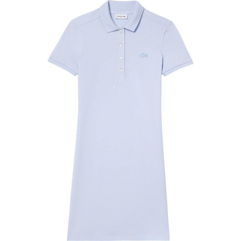 Lacoste Robe polo en piqué de coton stretch - Femme