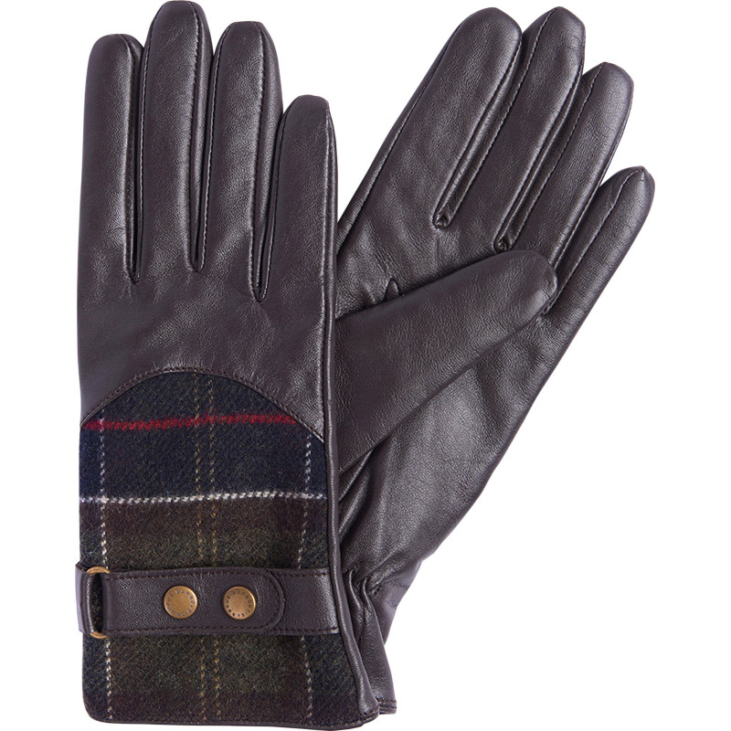 Barbour Gants Dee Tartan - Femme