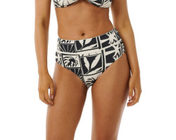 Santorini Sun Full Coverage High-Waisted Bikini Bottom - Women's