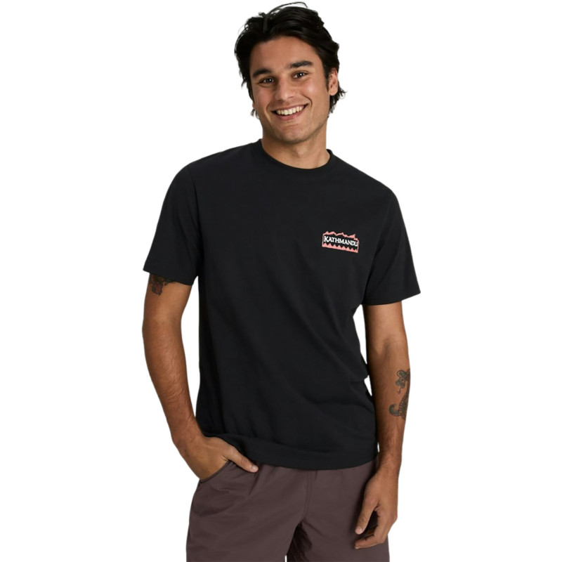 Kathmandu T-shirt en coton biologique imprimé Summit - Homme