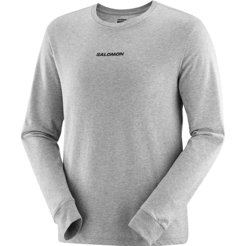 Salomon Logo Performance Long Sleeve T-Shirt - Men's