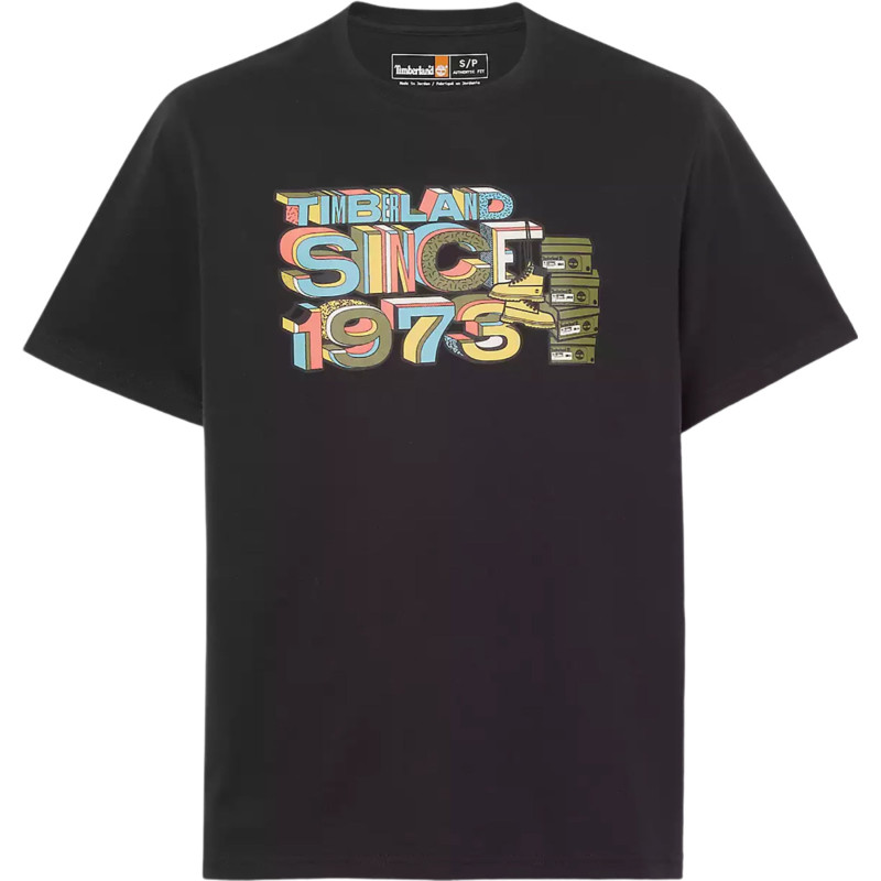 Timberland T-shirt à manches courtes avec imprimé Since 1973 - Unisexe