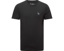 Round-neck t-shirt embroidered with a Peru llama - Men
