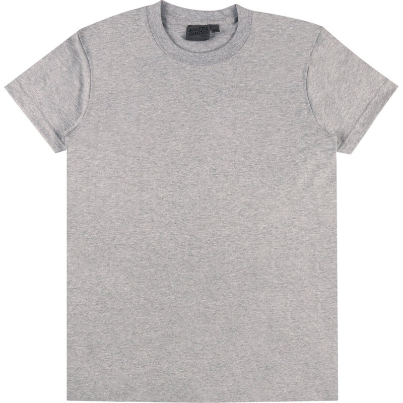 Tubular T-shirt - Ring-Spun Cotton - Gray - Men