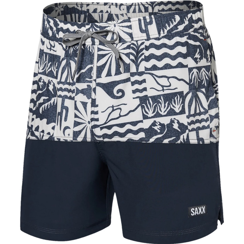 SAXX Short de bain volley 2N1 Oh Buoy 5" - Homme