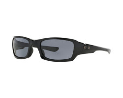 Fives Squared Sunglasses - Polished Black - Gray Lenses