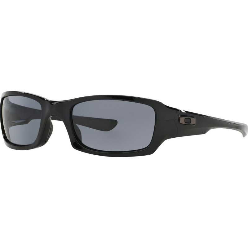 Fives Squared Sunglasses - Polished Black - Gray Lenses