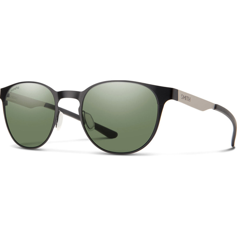 Eastbank Metal Sunglasses - Matte Black - ChromaPop Black Polarized Lenses - Women
