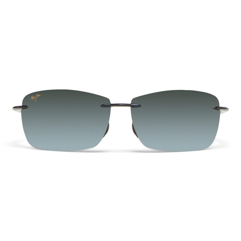 Maui Jim Lunettes de soleil Lighthouse - Monture noir brillant - Verres polarisés gris neutre