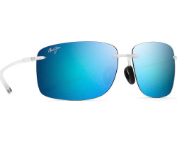 Hema Sunglasses - Blue Hawaii Lens - Crystal Matte Frame