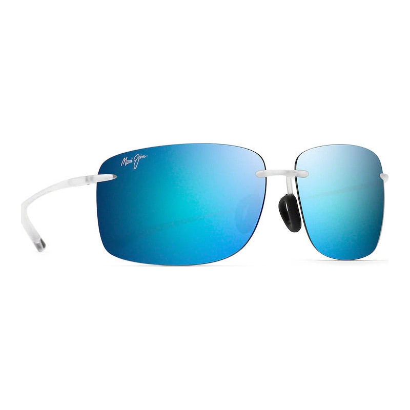 Hema Sunglasses - Blue Hawaii Lens - Crystal Matte Frame