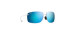 Hema Sunglasses - Blue Hawaii Lens - Crystal Matte Frame