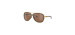 Oakley Lunettes de soleil Split Time - Matte Rootbeer - Lentilles polarisées Prizm Tungsten Iridium