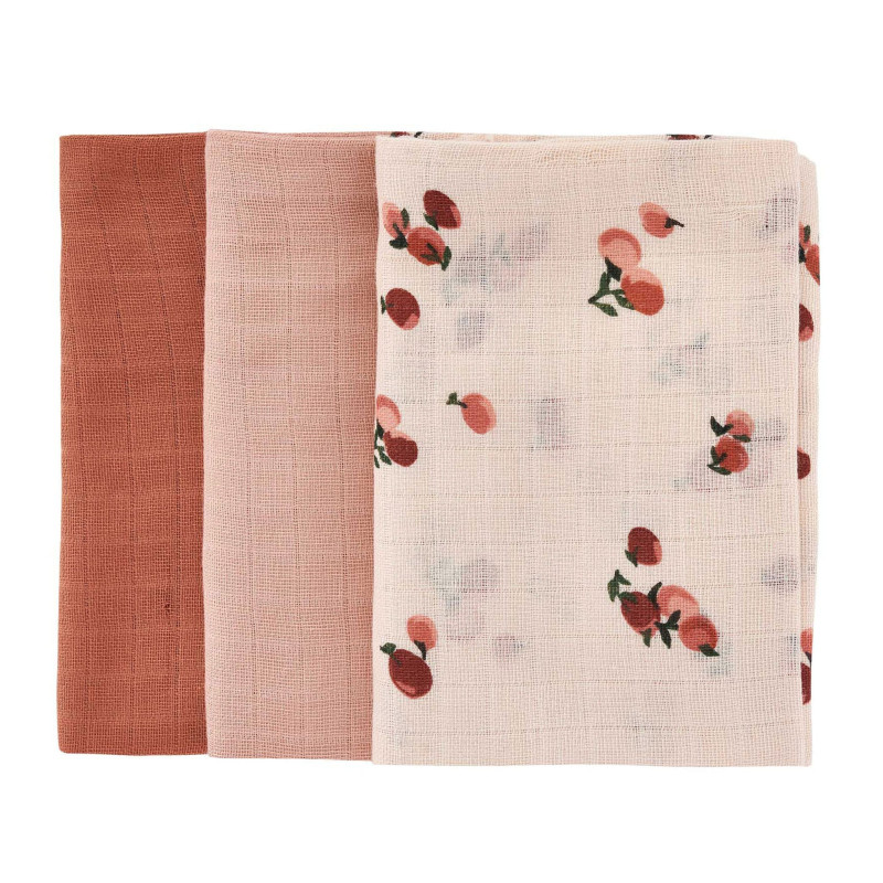 Avery Row Couverture Mousseline (3) - Peaches