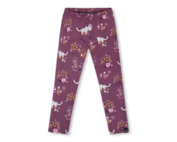 Deux par Deux Legging Imprimé Minet 3-6ans