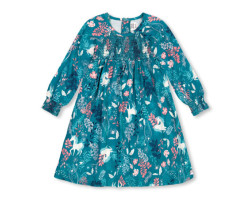 Unicorn Print Dress, 3-6 years