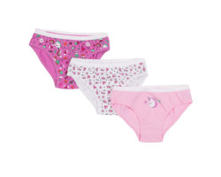 Panties Set of 3 Unicorn 2-12 years