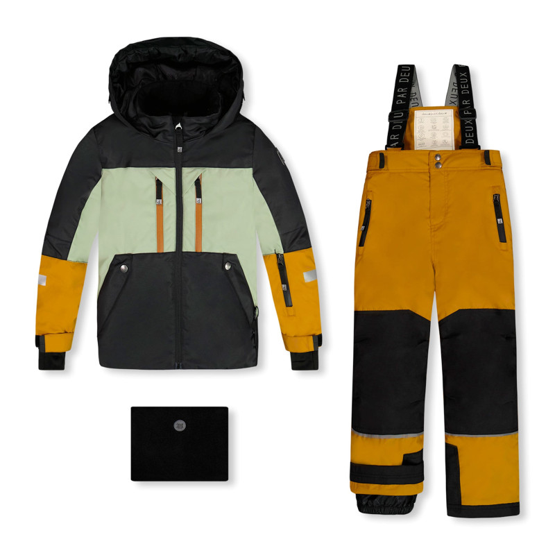 Deux par Deux Habit de Neige Deux Pièces Colorbloc Teknik 10-12ans