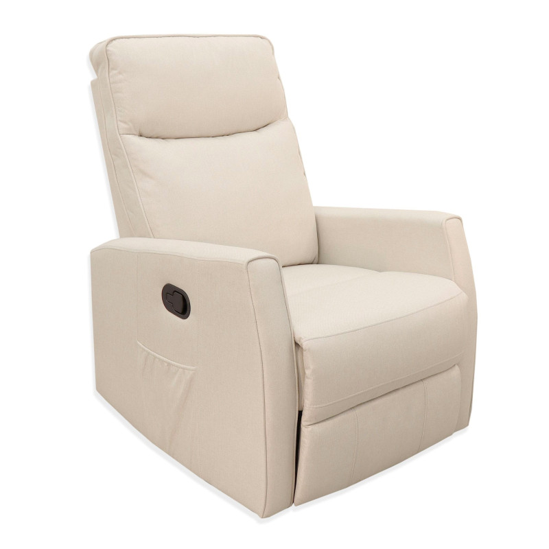 Bébé Confort Fauteuil Berçant Pivotant et Inclinable - Tweed Beige