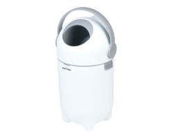 Dropy Diaper Bin - White / Gray