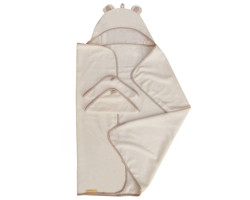 Hooded Towel Set - Beige