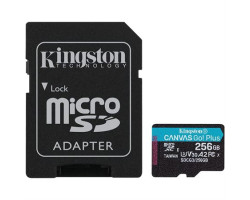 Kingston Carte mémoire microSD Canvas Go