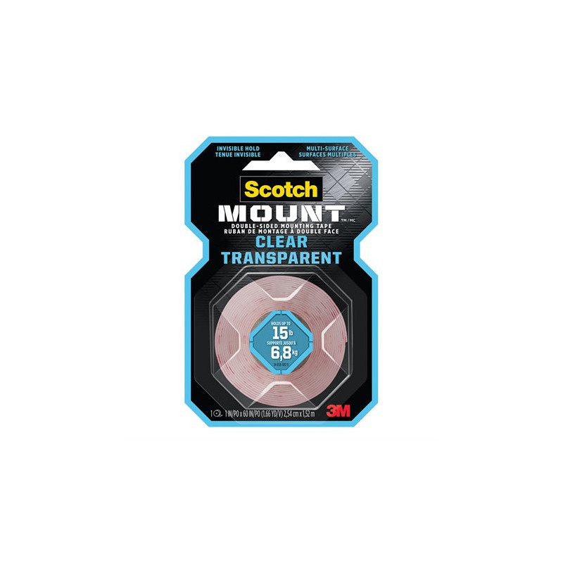 Scotch Ruban de montage transparent Mount ™