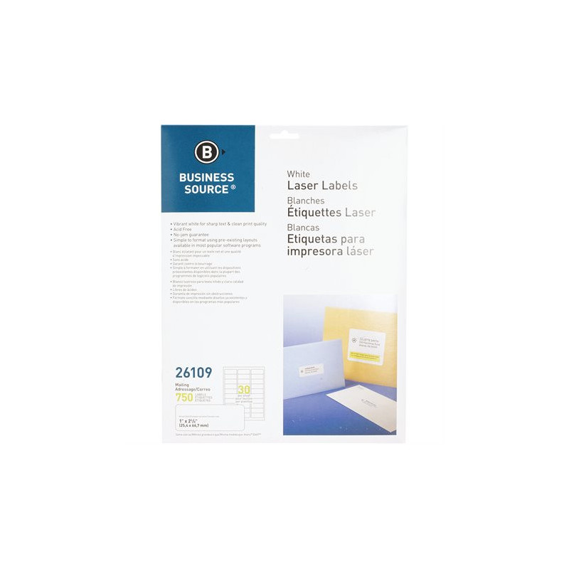 Business Source Étiquettes d’adresse premium