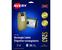 Avery Étiquettes...