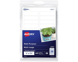 Avery Étiquettes multi-usages autoadhésifs