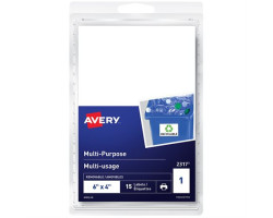 Avery Étiquettes multi-usages autoadhésifs