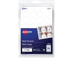 Avery Étiquettes multi-usages autoadhésifs