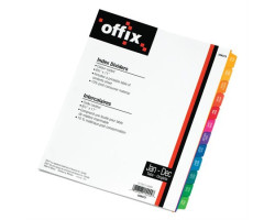 Offix Intercalaires à code couleur Offix®