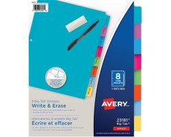 Avery Intercalaires Écrire et effacer Big Tab™